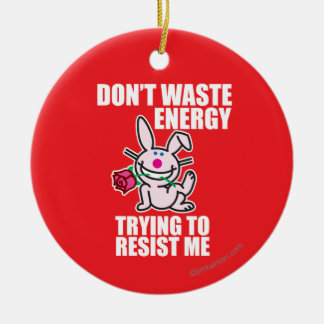 Don't Waste Energy Ceramic Tree Decoration