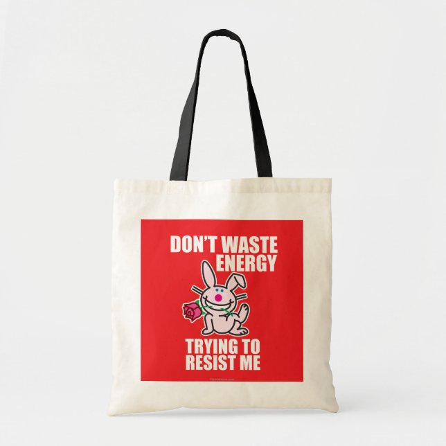 Don't Waste Energy Tote Bag (Front)