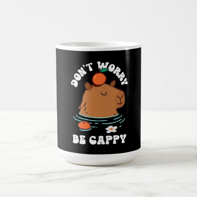 Don't Worry Be Cappy  Coffee Mug (Center)