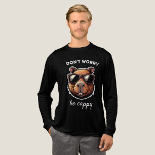 Dont Worry Be Cappy Cute Capybara Gift Tri-Blend Shirt