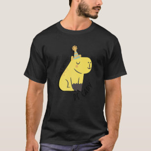 Don't Worry Be Capy Happy Capybara Motivational T-Shirt