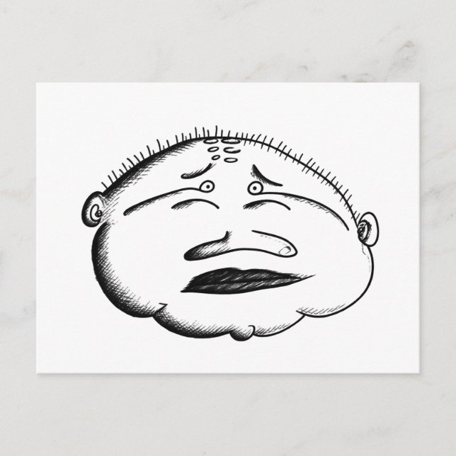 Don't worry be happy postcard (Front)