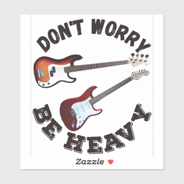 Don't Worry Be Heavy - Guitar and Bass Design (Sheet)