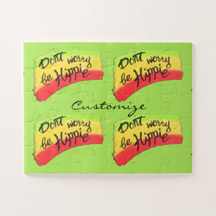 Don't Worry Be Hippie Thunder_Cove Jigsaw Puzzle