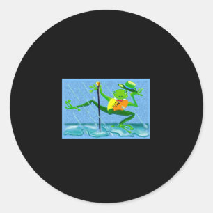 Dont Worry Be Hoppy Toddler  Classic Round Sticker