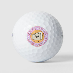 Don't Worry Brie Happy Cheese Golf Balls