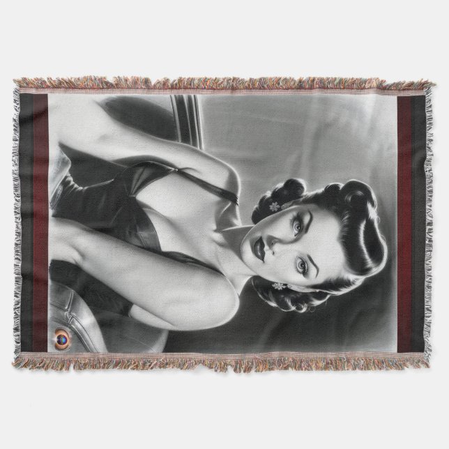 Don't You Believe Me AI Concept Art by Xzendor7 Throw Blanket (Front)