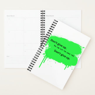 don'tgiveup_youcancussthewholetime planner