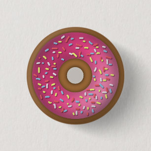 Donut 3 Cm Round Badge