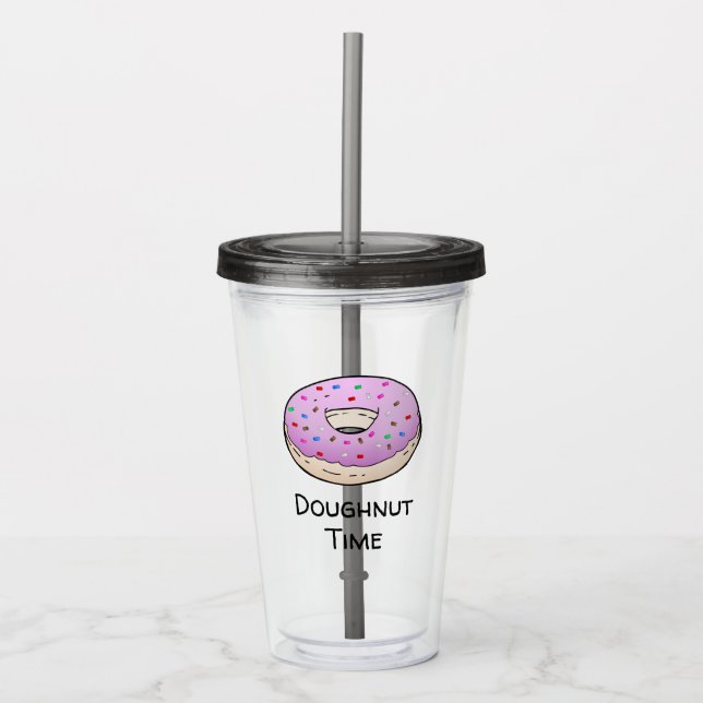 Donut Acrylic Tumbler (Front)