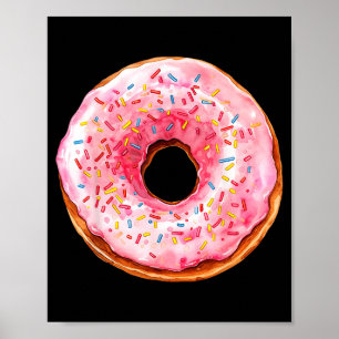 Donut Adult Kids Men Women Doughnut Costume  Poster