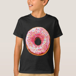 Donut Adult Kids Men Women Doughnut Costume T-Shirt