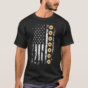 Donut American Us Flag Doughnut T-Shirt