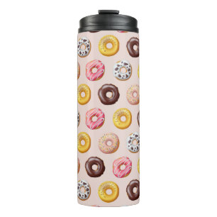 Donut Bakery Shop Pattern Thermal Tumbler