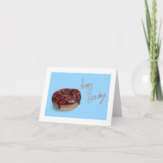 Donut Birthday Card