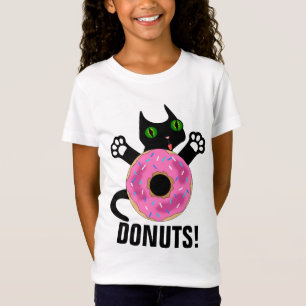 DONUT CAT T-shirts Funny Tees