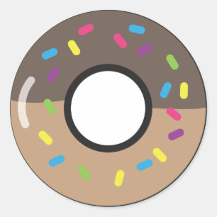 DONUT CLASSIC ROUND STICKER