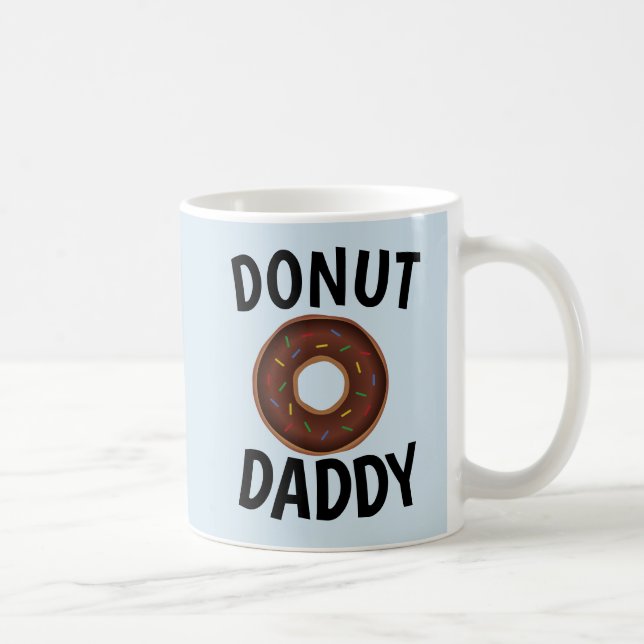 DONUT DAD DADDY Coffee Mugs (Right)