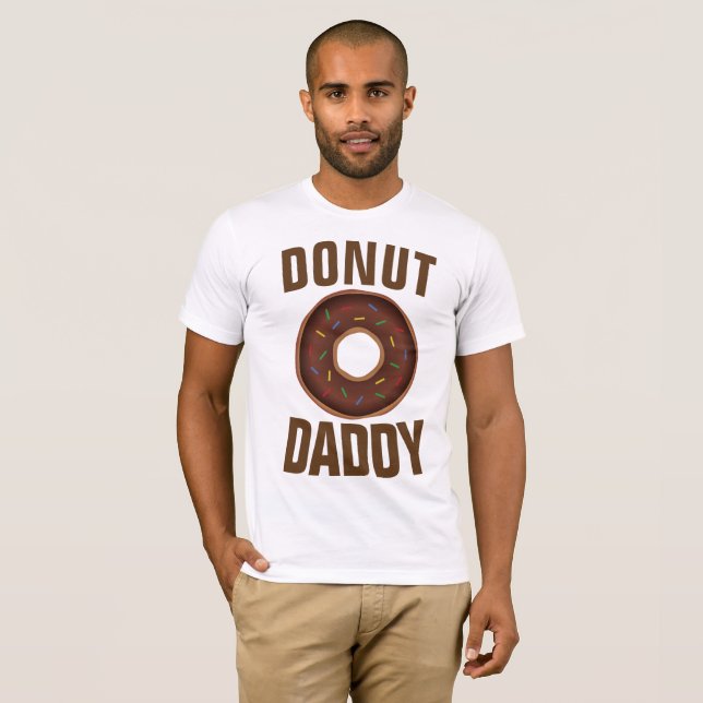 DONUT DADDY, Funny Dad T-shirts (Front Full)