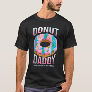 Donut Daddy Shirt for Dads Funny Sprinkles Food Lo