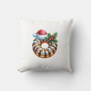 donut de noel cushion