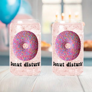 Donut disturb can glass