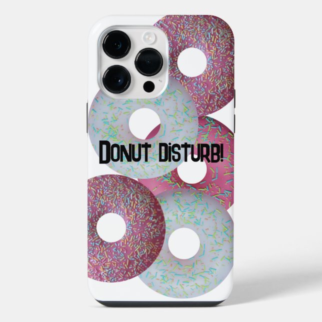 Donut disturb! iPhone case (Back)