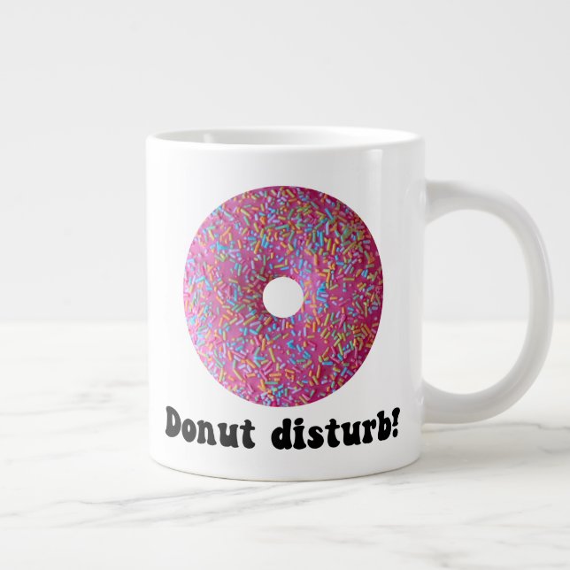 Donut disturb large coffee mug (Right)