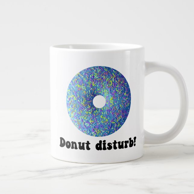 Donut disturb large coffee mug (Right)