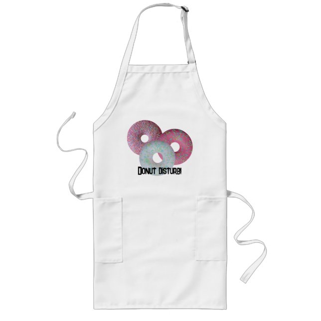 Donut disturb! long apron (Front)