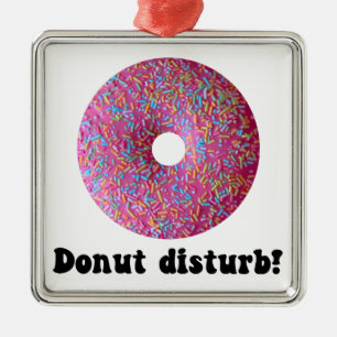 Donut disturb metal tree decoration