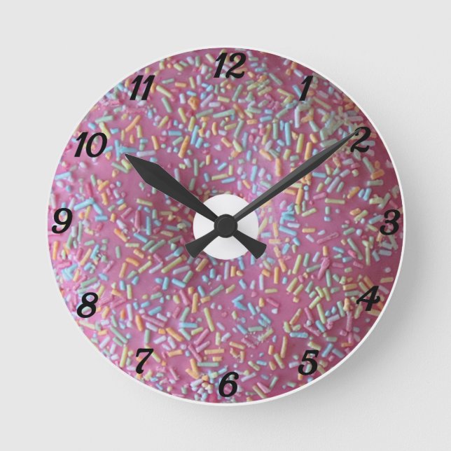 Donut disturb round clock (Front)