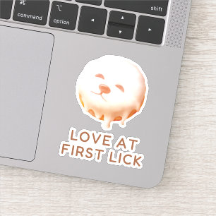 Donut Dream: Glazed Smile Pup Repeat Pattern