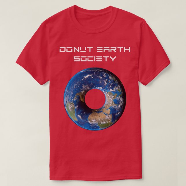 DONUT EARTH SOCIETY T-Shirt (Design Front)