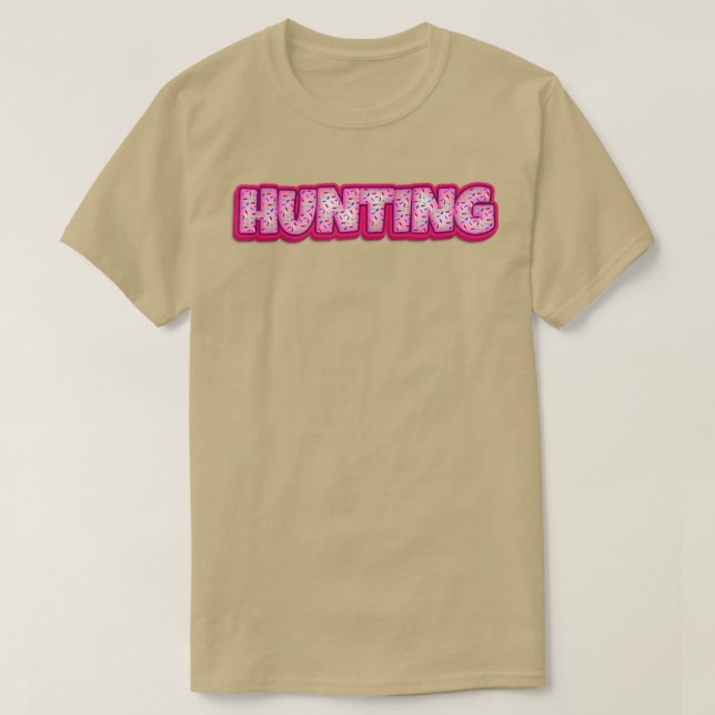 Donut Hunting Baker Donuts Lover Baking Hunter Bak T-Shirt (Design Front)