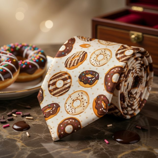 Donut Lover Pattern  Tie (Creator Uploaded)