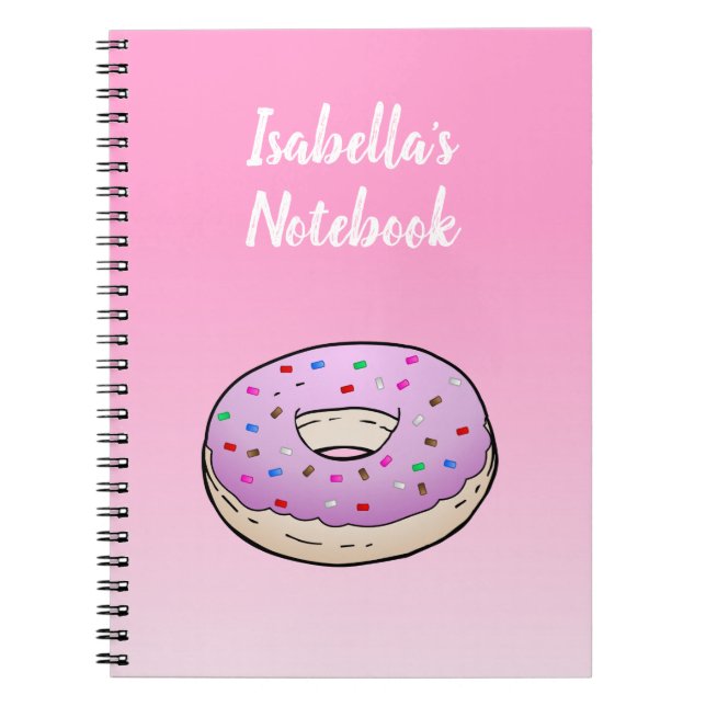 Donut or Doughnut Notebook (Front)