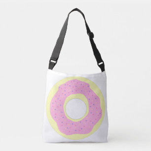 donut painting art crossbody bag