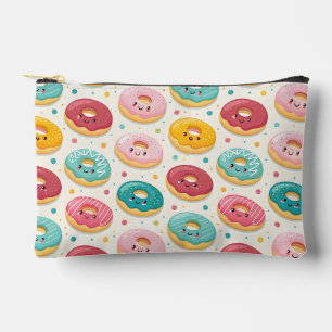 Donut Pattern Accessory Pouch