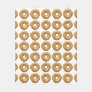 Donut Raised Glazed Bakers Dozen Fleece Blanket