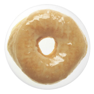 Donut Raised Glazed Ceramic Knob
