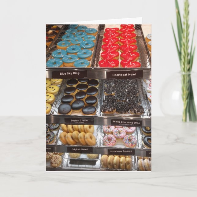 DONUT SHOP BIRTHDAY CARD (Front)