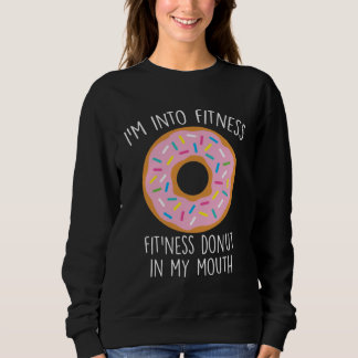 Donut Sprinkles Doughnut Fried Dough Sweet Snack D Sweatshirt