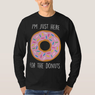Donut Sprinkles Doughnut Fried Dough Sweet Snack D T-Shirt