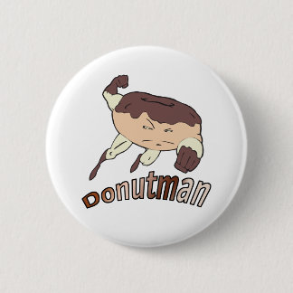 Donutman 6 Cm Round Badge