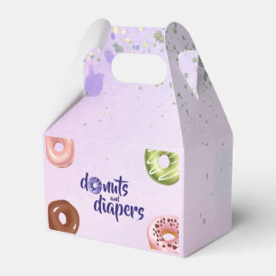 Donuts and Diapers Baby Sprinkle Shower Favour Box