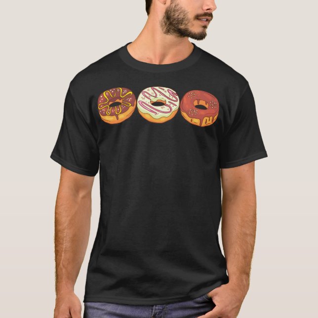 Donuts Bakery Cookie Candy Sweets Cake Confiserie  T-Shirt (Front)