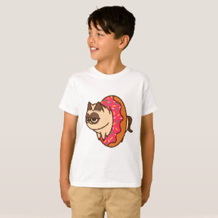 Donuts Cats pink T-Shirt