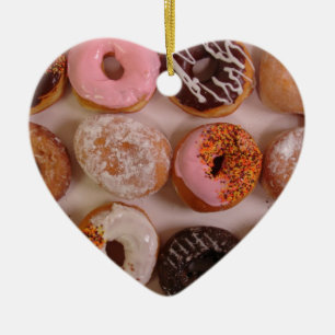 DONUTS! CERAMIC TREE DECORATION