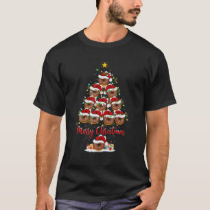 Donuts Food Lover Xmas Matching Santa Donuts Chris T-Shirt